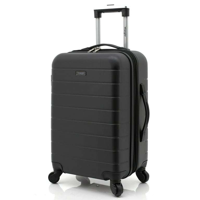 Wrangler hardside spinner luggage set with store usb port