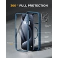 thumbnail image 3 of Funda Miracase Magnetic para iPhone 15 Pro Max Blue, 3 of 7