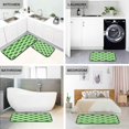 thumbnail image 4 of Dreamtimes Lucky Clover Kitchen Rugs Door Mat 2PCS,Carpet Front Entrance Non-Slip Relieve Fatigue Washable Floor Mat for St. Patrick's Day Kitchen Bedroom Porch, 4 of 7