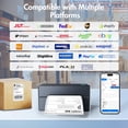 thumbnail image 4 of Bluetooth Thermal Shipping Label Printer: 4x6 Wireless Label Maker with Tape for Small Business - Compatible with iPhone, Android, 4 of 9