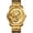 Gold, variant on Men Luxury Gold Chinese Dragon Carved Dial Diamond Quartz Watch Casual Waterproof Sport Stainless Steel Wristwatch