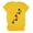 Yellow, variant on Casual Summer Tops for Women Short Sleeve Crew Neck Shirts Flutter Fashion Oversized Solid Color Print Tees Womens Basic Shirts