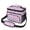 Butterfly and Pink, variant on Butterfly and Monarch Orange Pattern Insulated Lunch Box for Women Men, Medium Leakproof Cooler Bag with Adjustable Strap, 10"x6.7"x8"