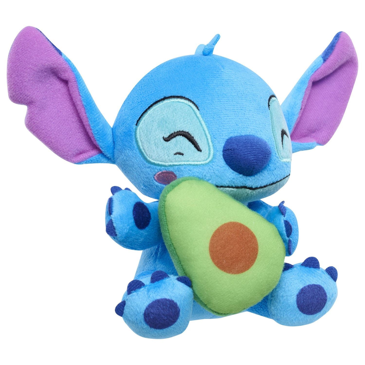 Petit Animal en Peluche Disney Stitch 18 cm (7 pouces), Stitch avec Avocat Petite Peluche Disney Stitch avec Avocat