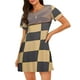 thumbnail image 1 of Balery Chess Board With Pawns Camisón de manga corta con cuello redondo para mujer, cómodo y elegante., 1 of 6