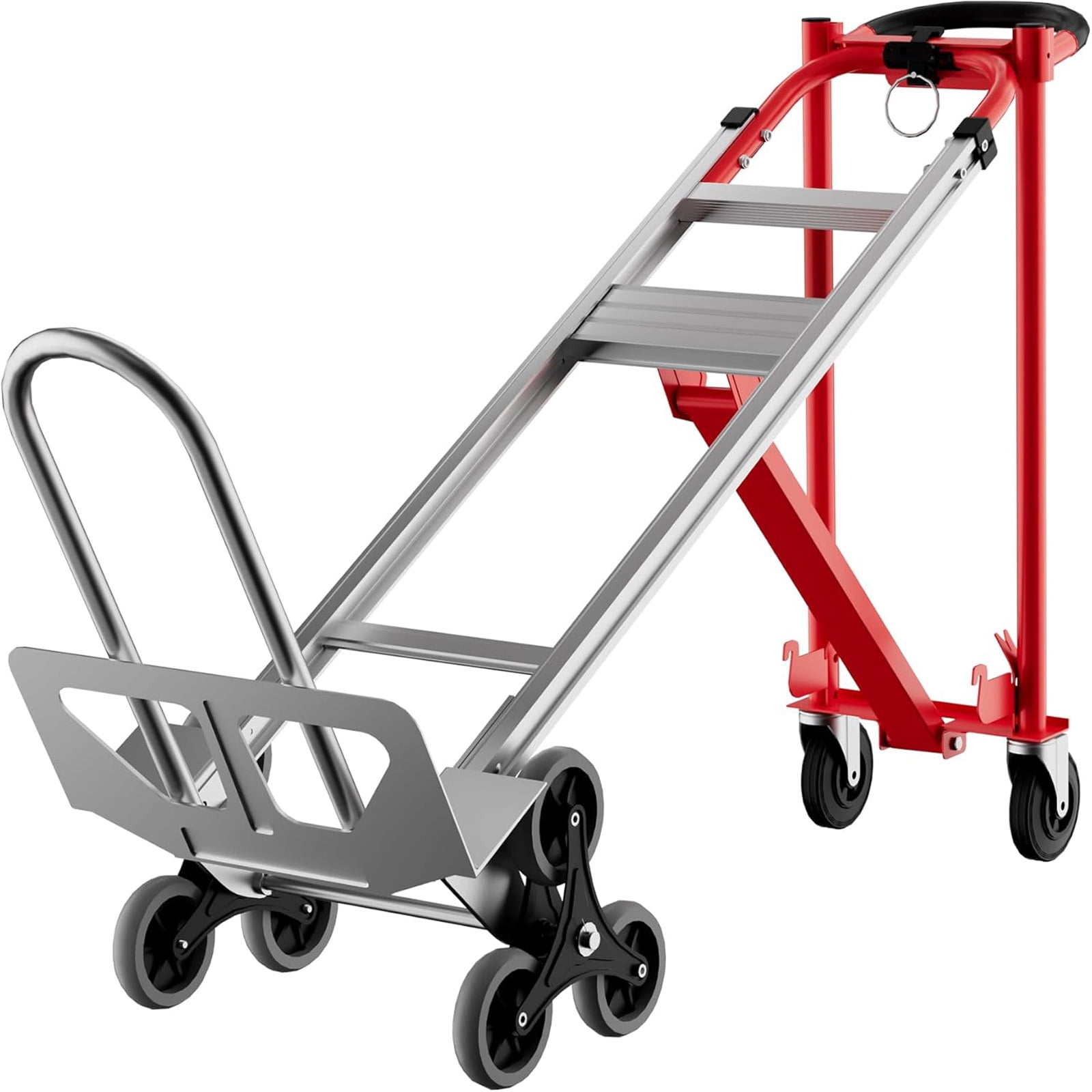 CazToi 3 in 1 Folding Hand Truck 770lbs Capacity Folding Aluminum Dolly