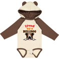 thumbnail image 3 of Inktastic English Bulldog Dog Girls Long Sleeve Baby Bodysuit, 3 of 5