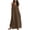 Coffee, variant on V Neck Maxi Dress Sleeveless Dress for Women 2026 Summer Conservative Dress Solid Color Stretchy Regular Fit Plus Size Prom Dress Going Out for Work and Weekend S-2XL