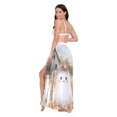 thumbnail image 3 of FORMRS Womens Beach Sarong Semi-Sheer Bikini Wrap Skirt Swimsuit Cover-ups, Cute Halloween Pumpkins, 3 of 7