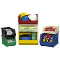 thumbnail image 7 of (2 pack) Box Partners Plastic Stack & Hang Bin Boxes 5 3/8" x 4 1/8" x 3" Clear 24/Case BINP0543CL, 7 of 7