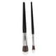 thumbnail image 1 of 2 uds resaltador con colorete brocha de maquillaje profesional suave ajuste de pelo cepillo de polvo herramienta cosmética para mujeres, 1 of 8