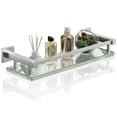 thumbnail image 1 of Estante de Vidrio para Baño Alise 41 cm de Vidrio Templado y Acero Inoxidable, 1 of 9