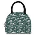 thumbnail image 6 of ALAZA Green Palm Tree Sailboat Sun Pattern Insulated Lunch Box Reusable Cooler Tote Bag Work Office Picnic, 6 of 7