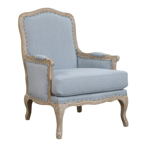 Picket House Furnishings Regal Accent Chair in Light Blue
