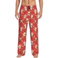 thumbnail image 1 of Fotbe Japanese Maneki Cats Pantalones de Pijama para Hombre, Pantalones de Dormir, Pantalones de Casa con Cintura Ajustable y Bolsillos-Medium, 1 of 6