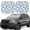 thumbnail image 1 of Saiise Cute Hippos for Foldable Car Sun Shades (2-Pack) Offer Sun Protection with an Easy-fold Design for Convenient Windshield Shading-Small, 1 of 6