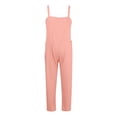thumbnail image 4 of HBFAGFB Combinaison Femme Mode Décontractée Salopette Ample Rose Taille TTG, 4 of 4