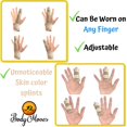 thumbnail image 2 of GFDYREE Finger Splint Plus Finger Extension Splint for Trigger Finger Mallet Finger Broken Finger Rheumatoid Arthritis Post Operative finger brace stabilizer tenosynovitis (Desert Sand Beige, 2 of 7