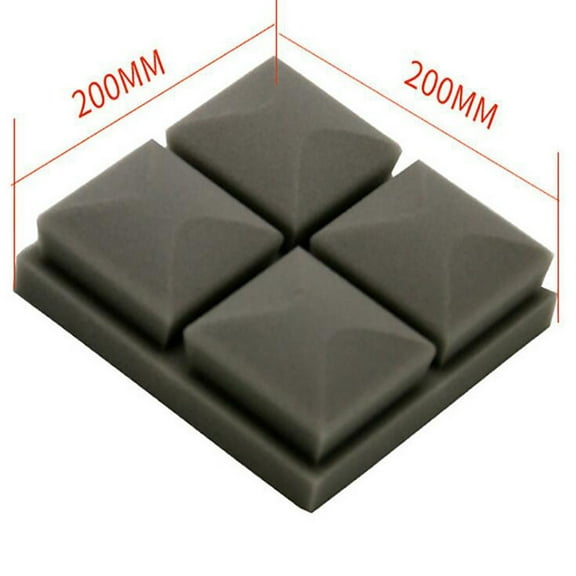 Acoustic Tiles 100 Acoustic Foam Stop Absorption Sponge Studio KTV Soundproof 25x25x5cm