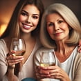 thumbnail image 3 of Copa de vino BETHEGIFT Mom Gift 414 ml Durable Crystal, 3 of 9