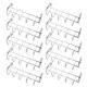 thumbnail image 5 of 10 Piezas Ganchos para Puertas Colgador Percha de Acero Inoxidable con 5 Ganchos Resistente para Armarios Dormitorio Cocina Sala de Estar Oficina, 5 of 9