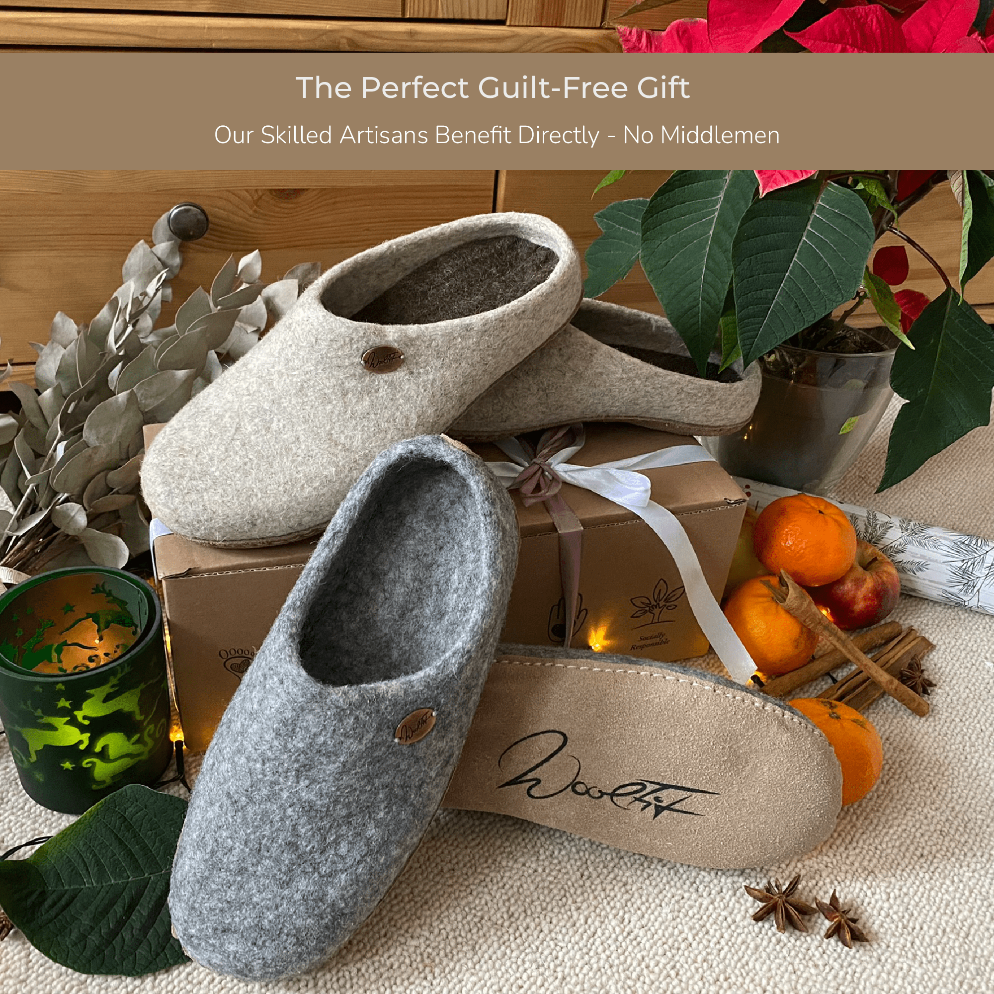 WoolFit Felt Brush for Slippers