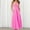 Pink, variant on Wedding Guest Dresses for Women,Clearance Women's Fashionable Solid Color Suspender V-neck Bra Suspender Slit Dress