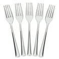 thumbnail image 6 of Exquisite Disposable Forks - 100 Clear Plastic Forks - Heavy Weight, 6 of 10