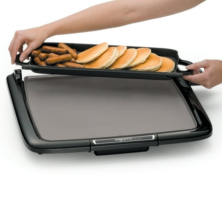 Presto Ceramic Electric Griddle/Warmer Plus, Black 07024