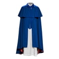 thumbnail image 2 of FNFYFH Mens Medieval Cloak Renaissance Cape Gothic Vintage Cosplay Adult Halloween Costume, 2 of 3