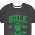 thumbnail image 3 of Marvel Hulk - Lift Club - Toddler And Youth Short Sleeve Graphic T-Shirt, 3 of 5