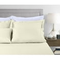 thumbnail image 6 of Threadmill Cotton Queen Sheet Set | 100% Cotton Sheets for Queen Size Bed | Damask Jacquard Queen Bed Sheets Set with 16” Deep Pocket | Soft Sateen Weave 4-Piece Cooling Bedding Set | Ivory, 6 of 9