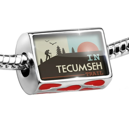 Bead US Hiking Trails Tecumseh Trail - Indiana Charm Fits All European (Best Hiking Trails In Indiana)