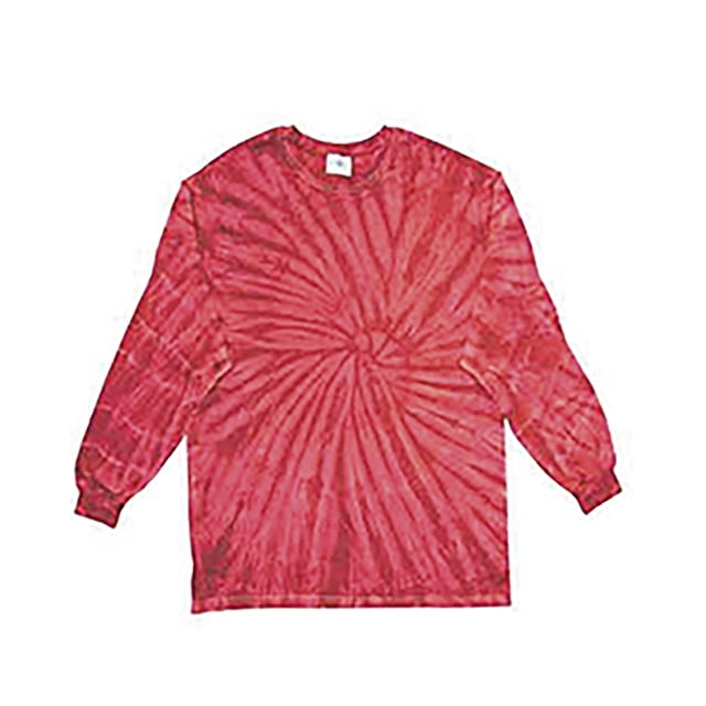 Camiseta de manga larga para jóvenes teñido anudado SPIDER RED S CD2000Y