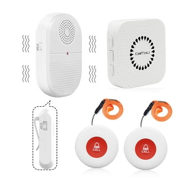 CCVP Portable Caregiver Pager with Waterproof Wireless SOS Call Button, Medical Alert Device