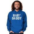 thumbnail image 3 of Baby Daddy Funny Expecting Fathers Hoodie Hooded Sweatshirt Men Brisco Brands X, 3 of 5