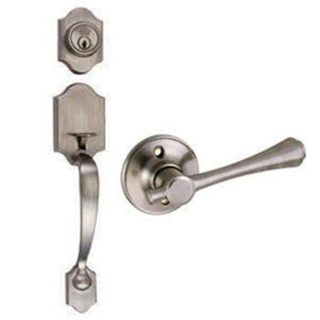Design House 755462 Ironwood 2 Way Latch Entry Door Handle Set
