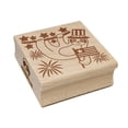 thumbnail image 1 of Patriotic Sloth July 4th Independence Day USA United States of America Square Rubber Stamp Stamping Scrapbooking Crafting - Large 2.75in, 1 of 7