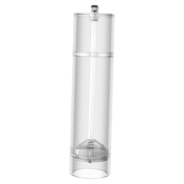Molinillo de pimienta y sal ajustable perfke transparente 8 pulgadas