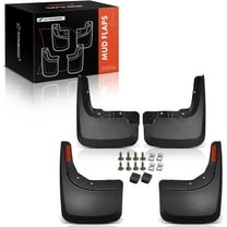 A-Premium Mud Flaps Splash Guards Compatible with Chevrolet Silverado 1500 2019-2021 Pickup Front and Rear 4-PC