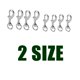 thumbnail image 1 of Gancho de seguridad DYNWAVEMX 8 Piezas acero Inoxidable 316 1/2 3/4 Pulgadas, 1 of 7