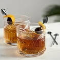 thumbnail image 5 of Viski Stainless Steel Cocktail Picks, Metal Drink Skewers, Toothpicks Black, 5 of 7