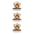thumbnail image 1 of Bewildely Adorno colgante de árbol de Navidad de animales, decoración de chimenea de Año Nuevo, colgante decorativo, suministros para el hogar, 4 Type1 NO1 Bewildely CBP118975, 1 of 6