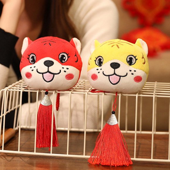 Tiger Mascot Doll Festive Fragrant Plush 2022 Chinese New Year Zodiac Plush Tiger for Decor