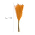 thumbnail image 2 of Uxcell 20Pcs Pampas Artificial Grass 21.65" Fake Pampas for Wedding Decoration Yellow, 2 of 4