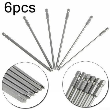 

New 1/4in Shank S2 Steel Magnetic Hex Cross Head Screwdriver Bits Tools