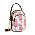 thumbnail image 7 of FORMRS Crossbody Bag for Women Quilted Travel Shoulder Cell Phone Purse with Chain Strap Handbag, Pink Ice Cream, 7 of 7