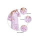thumbnail image 2 of GLOBAL Conjuntos de Pijamas de Algodón para Mujer, Ropa de Dormir de Manga Larga con Botones, Ropa de Dormir Cómoda, Conjunto de Pijama Suave, Flor Rosa XXL, 2 of 7