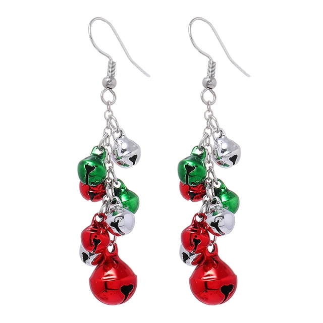 Fiudx Pendientes Navideños de Moda para Mujer Pendientes de Papá Noel