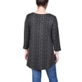 thumbnail image 3 of Petite 3/4 Sleeve 3-Ring Top, 3 of 3